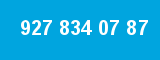 927 834 07 87 927 834 07 87